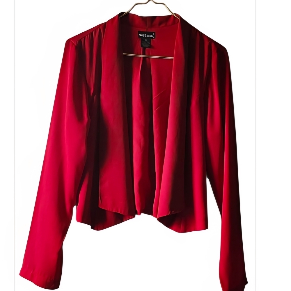 Wet Seal Women's Bold Red Blazer